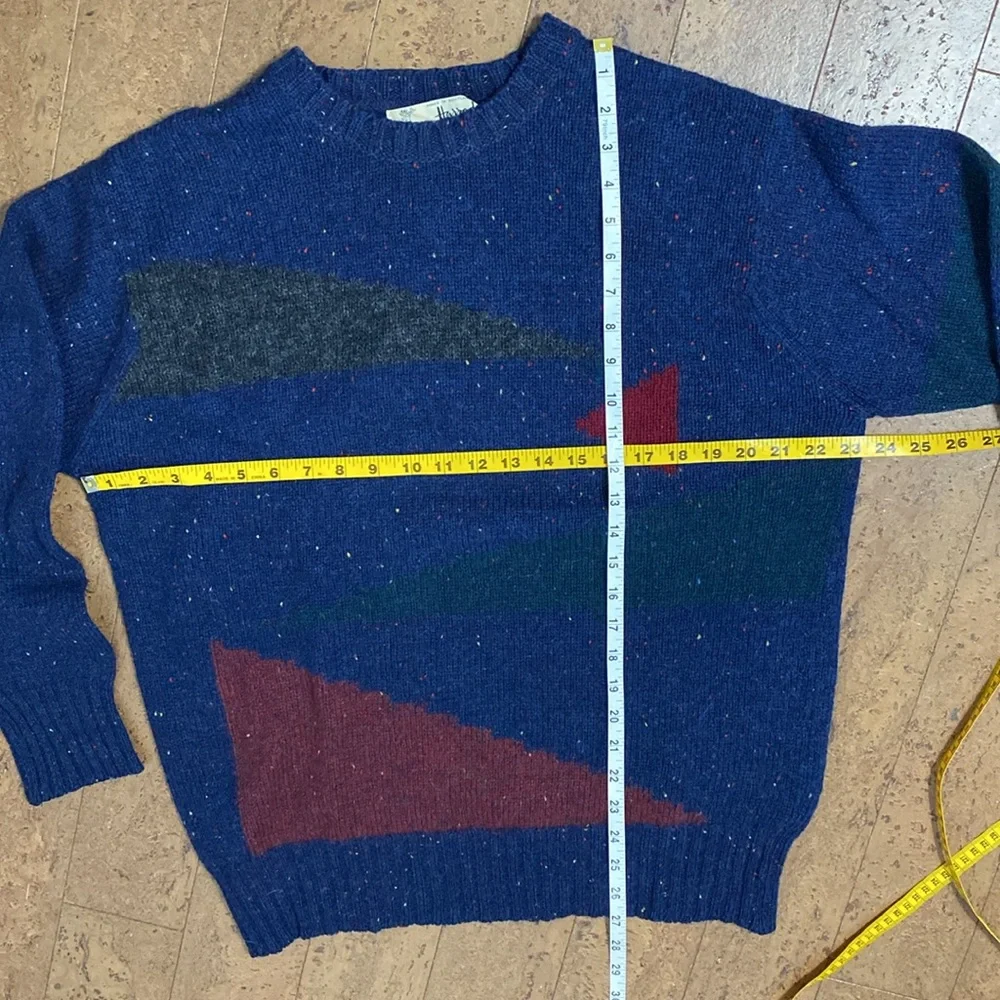 Vintage 90’s  Braemar pullover Sweater for Harrods London! EUC!! Unisex! Size L - Picture 12 of 13